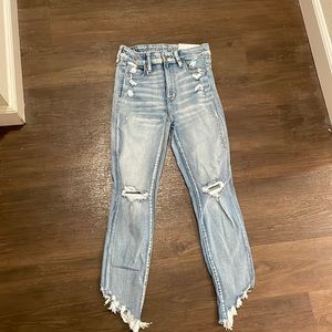 American Eagle high rise jegging crop